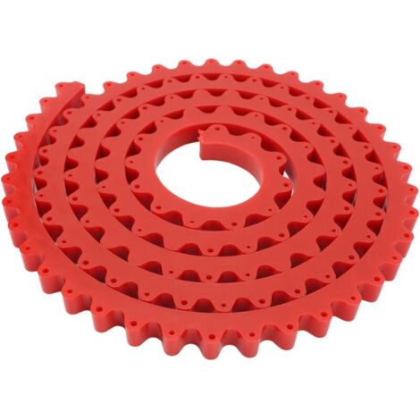 Profilierleiste für die Holzbearbeitung, flexible Kurvenschablone, Führungszahnradkettendesign, einstellbares festes Konturwerkzeug für komplexe Formen für (1 m) (1/4)