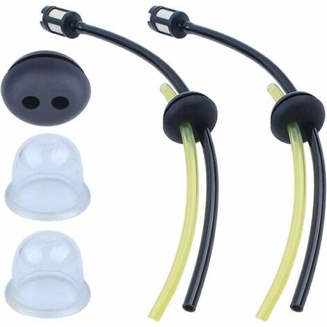 Kraftstoffleitungsschlauch-Set für Honda GX31 GX35 GX25 GX22 Freischneider, universelle Kraftstoffleitungen + Kraftstofffilter + Dichtungen + Primerpumpe, Motorzubehör – (1/4)