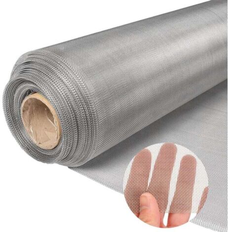 Aluminium-Maschensieb 100x500 cm Silber (1/4)