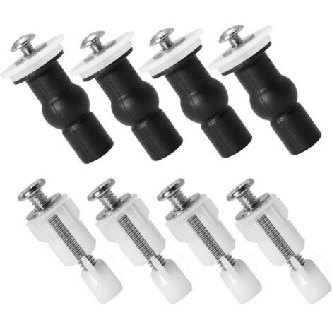 Stück Toilettensitz-Befestigungsschrauben, Toilettensitz-Befestigung, Toilettengummischrauben, Toilettenschüssel-Dübel, Toilettensitzschrauben, Toilettensitzschrauben (2) (1/4)