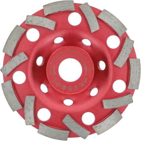 Extra Speed Diamant-Schleifscheibe Beton 125 mm x 22,2 mm Schleifteller für Betonfliesen und Mauerwerkkleber (1/4)