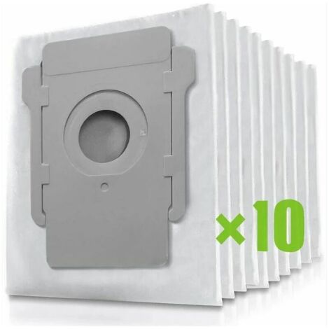 10 Stück Irobot Roomba i7 Beutel, Ersatz-Staubbeutel für iRobot Roomba i7 i7+ / i7 Plus E5 E6 E7 S9 S9+ Staubsauger (1/4)