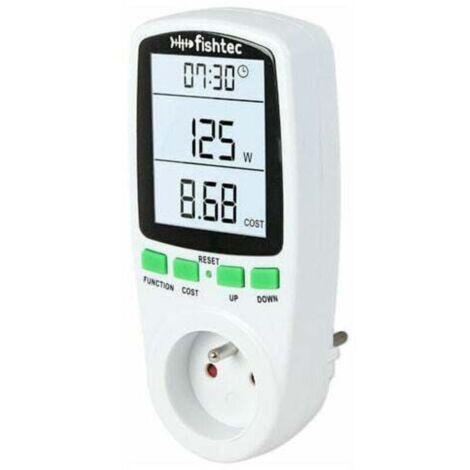 Wattmeter - Kontrollieren Sie Ihre Energiekosten - Digitale Stromanzeige (1/4)