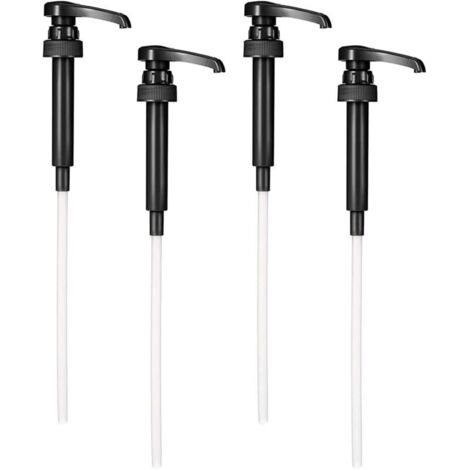 NOKDAL 4 Stück Sirup Pumpspender Dosierpumpe Sirup Spender Kaffee Sirup NOKDAL 4 Stück Sirup Pumpspender Dosierpumpe Sirup Spender Kaffee Sirup