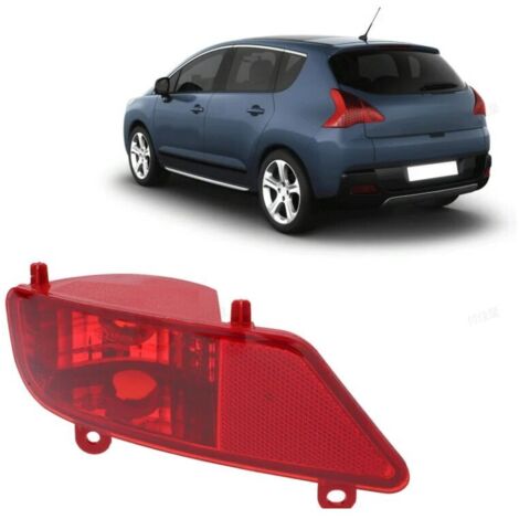Auto-Nebelschlussleuchte, Ersatz-Autozubehör, kompatibel mit Peugeot 3008 5008 2009–2016 (links) (1/4)