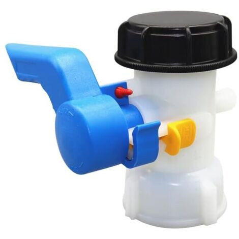 IBC-Wassertankadapter, Absperrklappe, IBC-Tankhahn, Universaladapter, Ersatzventilanschluss, Schlauchanschluss für IBC-Wassertank für den Hausgarten (1/4)