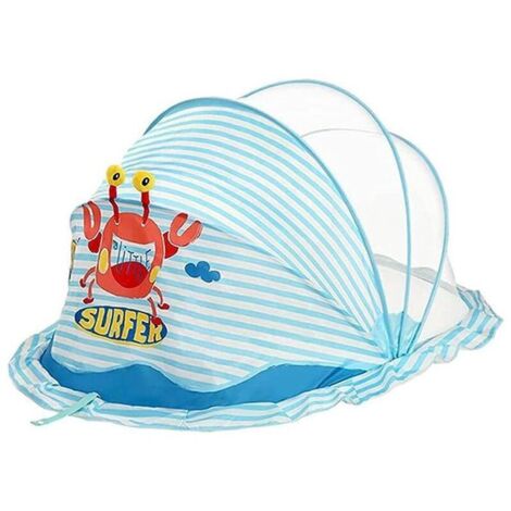Baby-Moskitonetz, faltbares Babybett, tragbares Bett-Moskitonetz, bodenfrei, beschlagfrei, kostenlose Installation 110 × 60 × 65 cm (1/4)