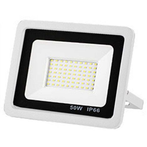 50W LED Außenfluter Warmweiß, IP66 Wasserdichter LED Außenstrahler 3000K, Superheller 10000LM Weißer LED Außenfluter für Garten, Garage, Sportplatz (1/4)