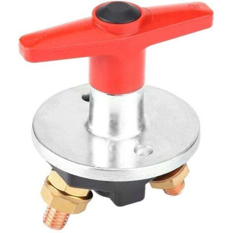 Interrupteur D'isolation de Batterie, 12 V à 60 V pour Voiture, Clé Fixe Universelle, Interrupteur de Coupure de Batterie, Déconnecter L'isolateur D'alimentation-200A (1/4)