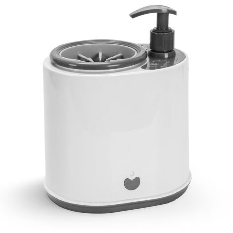 Nettoyeur de pattes électrique pour animaux de compagnie à usage domestique, pour chiens et chats, sans frottement nécessaire. (1/4)