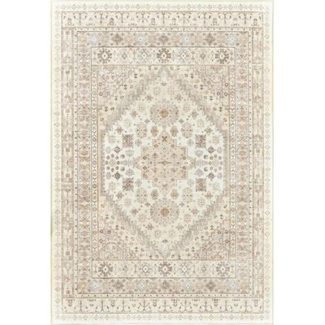 Tapis de salon 4060cm beige imitation cachemire lavé tapis de sol lavable tapis rétro grande surface tapis anti-salissure décoration de la maison (1/5)