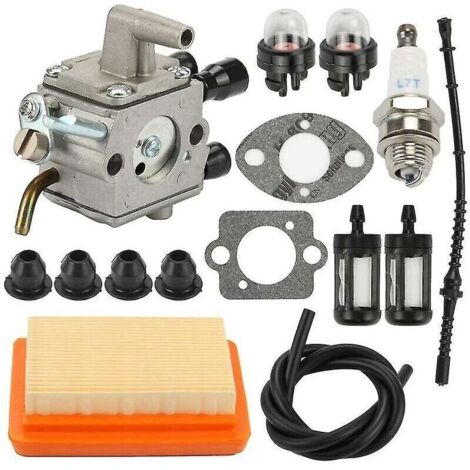 Kit Filtre à Air Carburateur Compatible Stihl Fs120 200 250 300 350 (1/4)