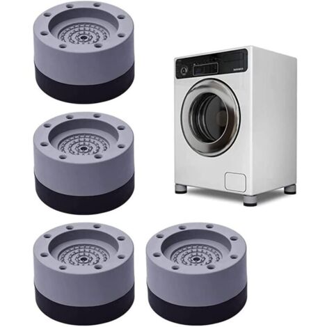 Tapis anti-vibration pour machine à laver – 4 pièces, réduction du bruit et stabilisation (1/4)