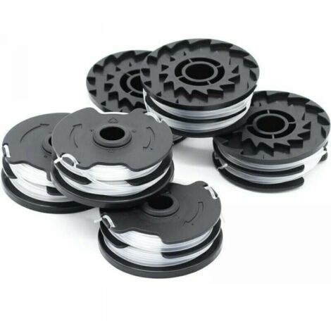 Paquet de 6 bobines de rechange pour tondeuses à gazon LIDL Parkside PRTA 20-Li A1, B2, C3, PRT 550 A1, A3, PRT 300 A1 (1/4)