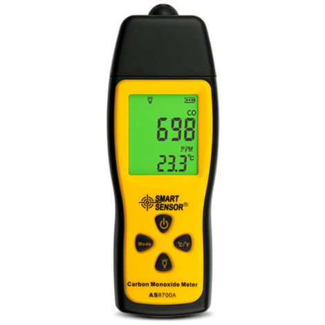 Détecteur portable de monoxyde de carbone avec capteur intelligent, alarme sonore et lumineuse (1/4)