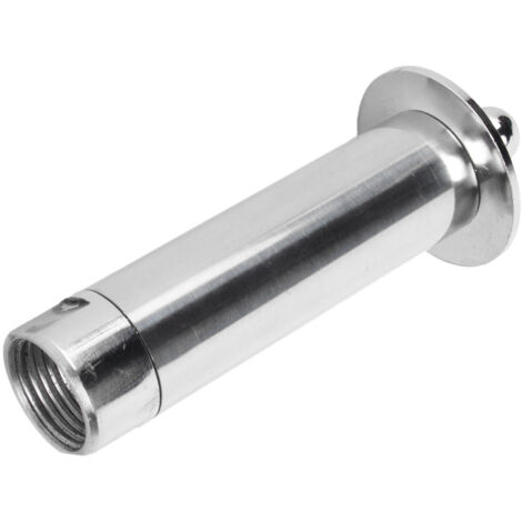 Tête de jet décorative en acier inoxydable forme de champignon, tête de fontaine à spirale interne, filetage intérieur 1/2 pouce (spécification du fournisseur : tête de champignon hémisphérique avec f (1/4)