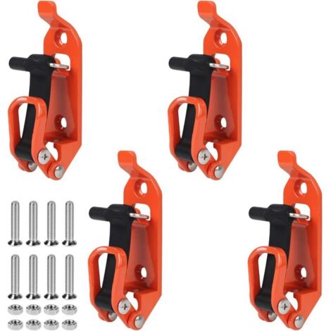 Support de lumière réglable 17-40 mm, pince universelle en métal et caoutchouc pour barre LED ou tube (1/4)
