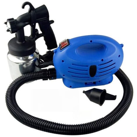 Pistolet Peinture Électrique 650 W Buse Cuivre 2,5 mm pour Voiture et Meubles avec Réservoir Aluminium