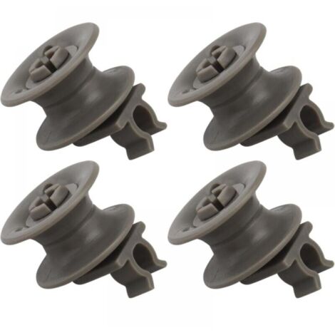 4pcs Roulettes Supérieures pour Égouttoir à Vaisselle 4581DD3002A Compatible avec LG LDF6920BB LDF6920ST Pièces de Rechange pour Lave-vaisselle (1/4)