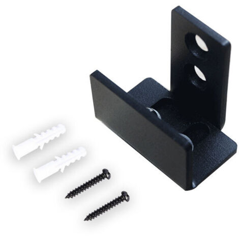 Guide de sol pour porte de grange, guide de porte coulissante en bas, guide de porte coulissante de grange, guide de sol robuste pour porte coulissante, rails de porte de placard coulissants (1/4)