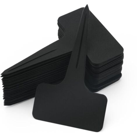 Étiquettes à Planter 100 Pièces, Imperméables, T-Type 6 x 10 cm, pour Jardin et Semis (1/4)