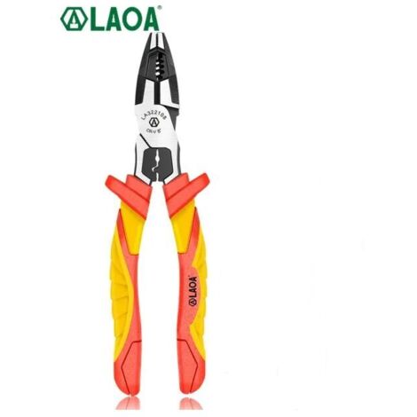 Outils Électricien VDE 20,7 cm – Pince Coupe-Câble et Dénude-Fil Multifonction Isolée (1/4)