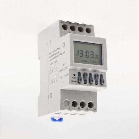 Micro-Ordinateur Numérique Double Canal 220 V avec Minuterie et Relais pour Éclairage Public Ortviai (1/4)