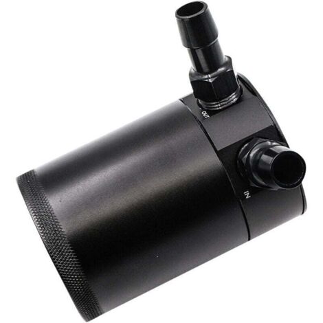 Oil Catch Can Auto Aluminium Universel Filtre à Air Automobile à Double Canal Bidon d'Huile Voiture Avec Filtre à Air Récupérateur Huile Moteur (1/4)