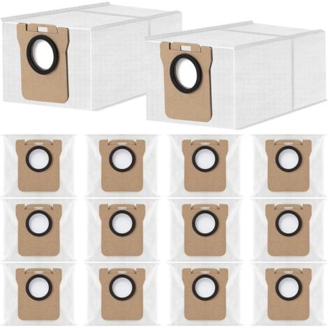 Lot De 14 Sacs Aspirateur Compatible Dreame L10s Ultra L20 Ultra Xiaomi X10+ X20+ Filtre Poussière Haute Performance (1/4)