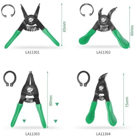 Pince à circlips coudée portative 3 pouces, bec à angle droit, outil multifonctionnel pour mécanicien (1/4)