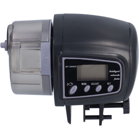 Nourrisseur automatique pour aquarium, distributeur automatique de nourriture pour poissons, nourrisseur programmable pour aquarium (sans piles) — préciser lors de la commande et coordonner avec le fo (1/4)