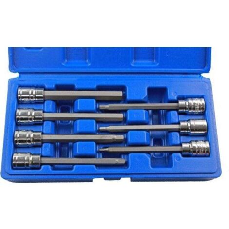 US Pro B1123 Coffret de 7 douilles à embouts hexagonaux pour clé Allen 3-10 mm (1/2)