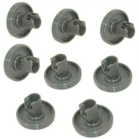 Roulettes pour Panier Inférieur de Lave-Vaisselle – Diamètre 25 mm – Compatible Faure Zanussi AEG Electrolux Ikea Ortviai (1/4)