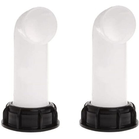 Bec de Vidange IBC 60 mm avec Écrou – 2 Pièces pour Réservoir, Irrigation et Conduites (1/4)