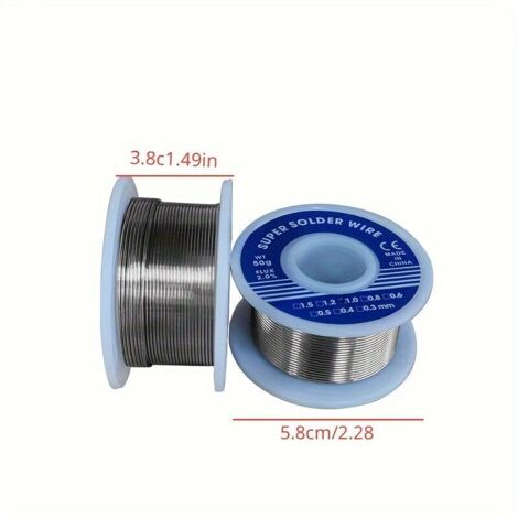 Fil D'étain 0,8 mm 20 g À Noyau De Résine Pour Soudure Facile Sans Nettoyage (1/4)