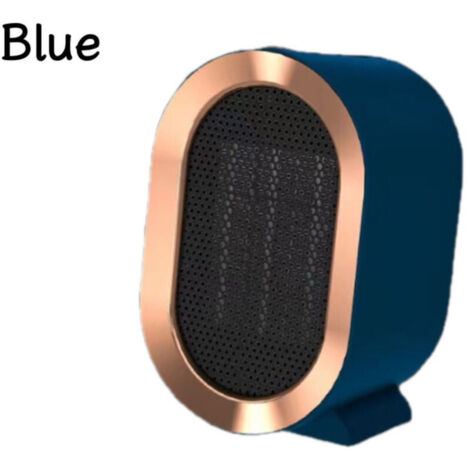 Mini Chauffage Électrique 1200W Économique pour Salon Chambre Salle de Bain Bleu (1/4)