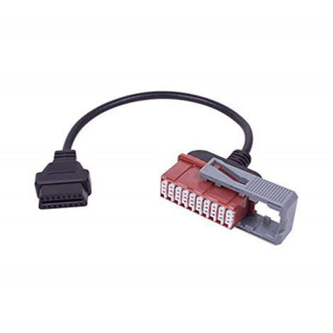 Câble Adaptateur OBD2 30Pin à 16Pin pour Diagnostic Voitures Anciennes Peugeot Citroën PSA (1/4)