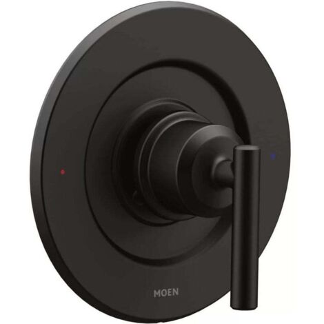 Ensemble de garniture de douche à poignée unique Moen UT2901BL Gibson M-CORE 3-Series, valve requise, noir mat (1/2)