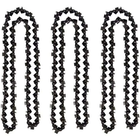 Lot de 3 Chaînes Tronçonneuse 50 cm 0,325" 1,5 mm 76 Maillons Compatible avec Diverses Marques (1/4)