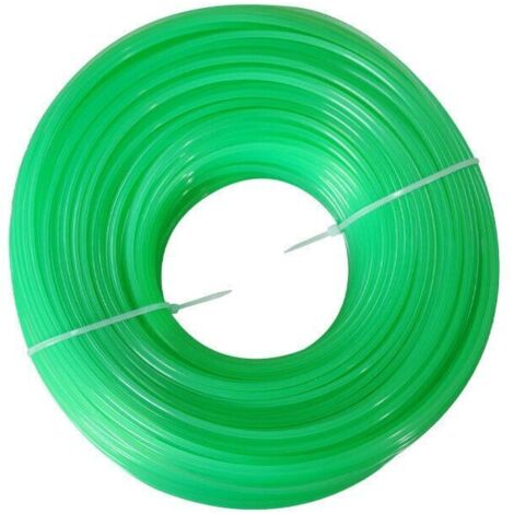 Fil de débroussailleuse universel vert, diamètre rond 1.6mm de long, rouleau de coupe de 100m (1/3)