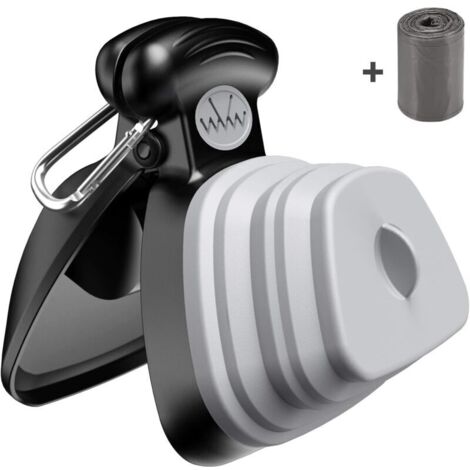 Pooper Scooper Portable pour Chien et Chat avec Distributeur de Sacs Inclus – Intérieur et Extérieur (1/4)
