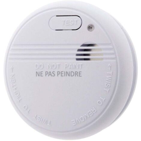 Détecteur Fumée 3 Ans Autonomie Pile Accessoires Inclus Sécurité Maison Normes Françaises (1/4)
