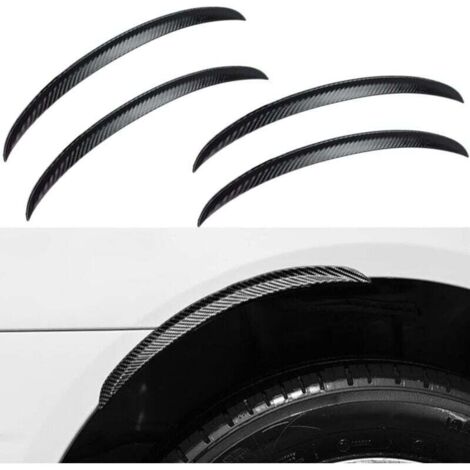 4 Bavettes de Garde-Boue Universelles pour Voiture 33 cm Ortviai (1/4)