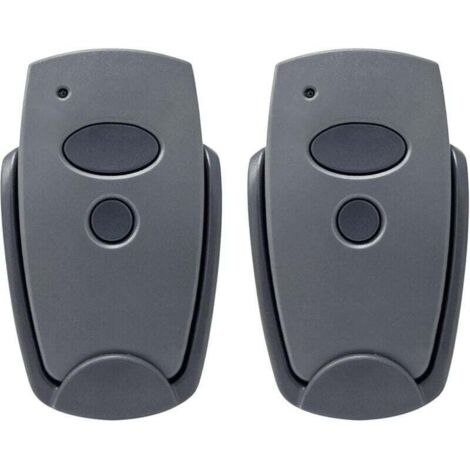 Lot de 2 Télécommandes Universelles 868 MHz pour Porte de Garage Compatible Marantec Digital Ortviai (1/4)