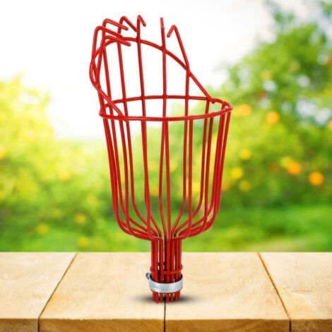 Outil de cueillette de fruits en hauteur, type cage à grande capacité, pour l’horticulture (commande sur image) (1/3)