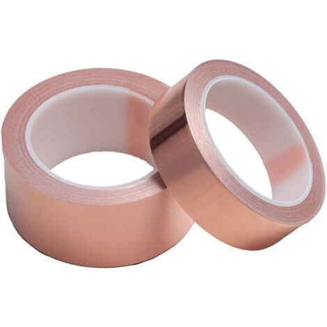 Bande Cuivre 30m x 50mm Haute Qualité Étanchéité et Protection Electromagnétique (1/4)