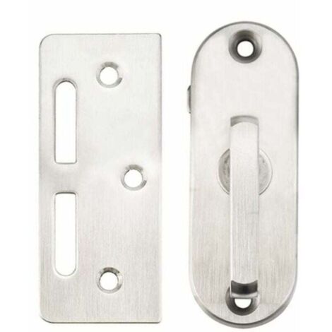 Verrou Porte en Acier Inox Loquet Porte Antirouille Verrou Porte Coulissante à Visser Verrou de Sécurité Fermeture Porte Loquet Verrou Porte Garage pour Porte Grange Sécurité Garage (1/4)