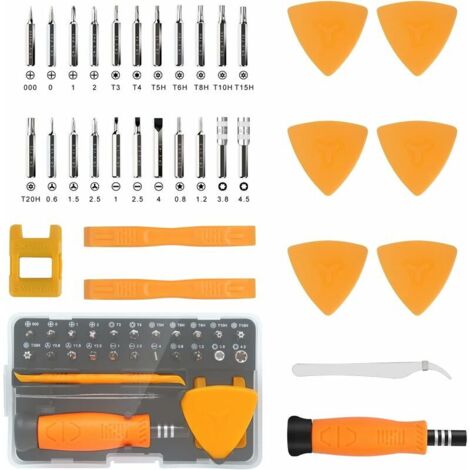 Kit Tournevis Précision 33 en 1 pour Réparation Téléphone, Tablette, PC et Drone (1/4)