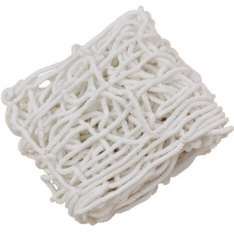 Filet de sécurité pour enfants et animaux domestiques, adapté aux rampes, filet de sécurité général, filet d'escalier en polyester, filet décoratif en maille pour terrasse extérieure (blanc, 1 m x 5 m