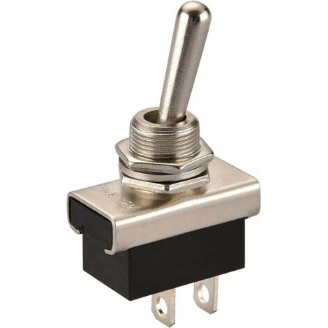 Interrupteur Bascule 12V 25A 2 Positions Tableau de Bord (1/4)
